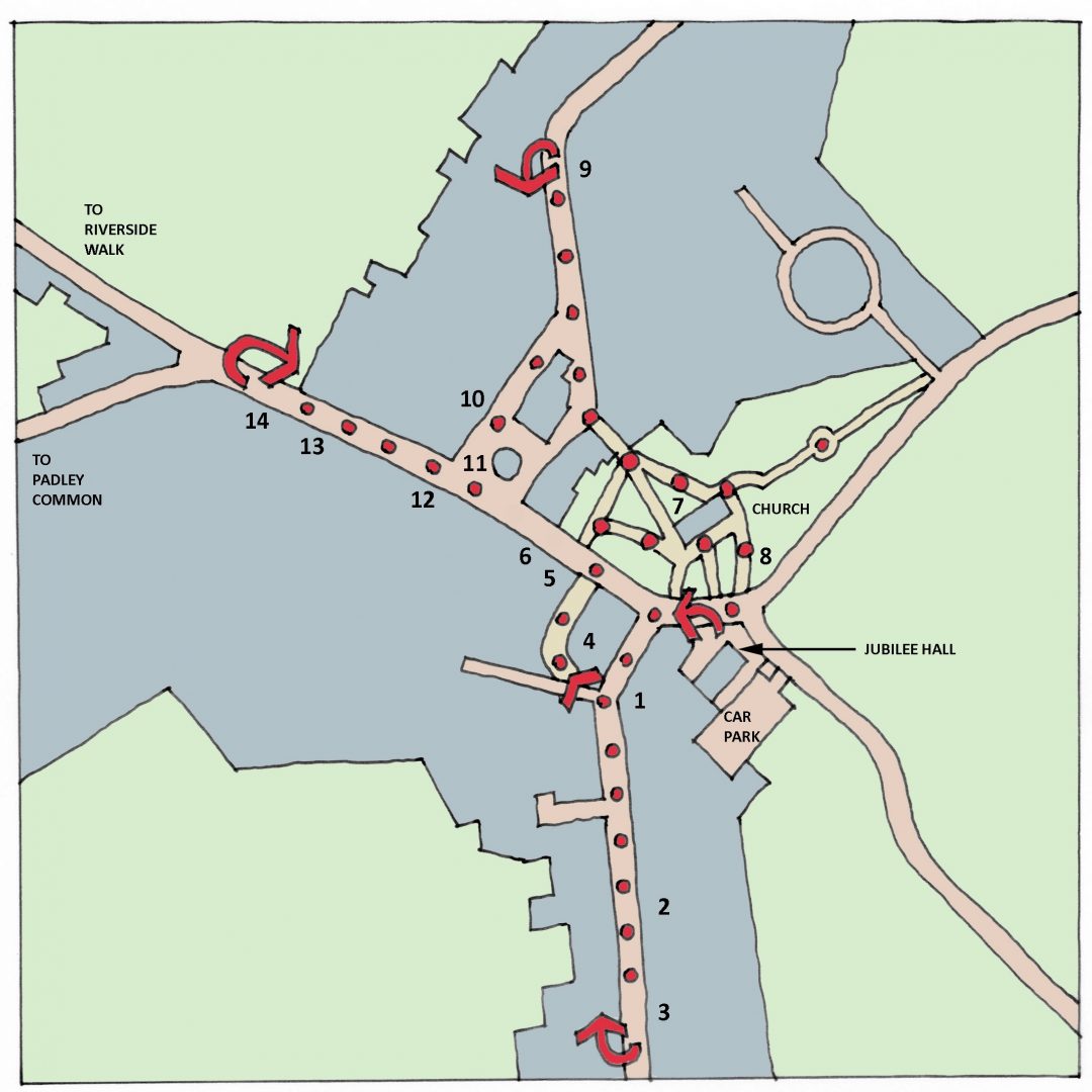 Town Trail Clickable Map